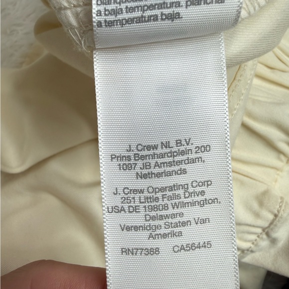 Madewell Cream Cotton Utility Cargo Pants Elastic Waist Women’s Medium - Picture 8 of 11